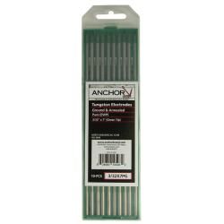 Anchor 7 Pure Grounded Tungsten Green tip Electrodes (pack Of Ten)
