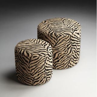 Butler Loft 2 Piece Nesting Ottomans Set