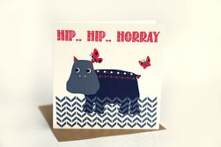 hip hip horray card by allihopa