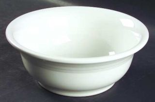 Homer Laughlin  Fiesta White (Newer) 9 Mixing Bowl, Fine China Dinnerware   Whi