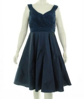JS Collections Full Skirt Dress Navy 14