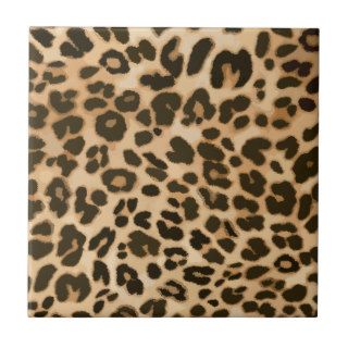 Leopard Print Background Tiles