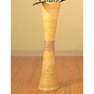 Plantation Floor Vase, Lilies And Curly Willow