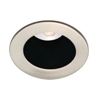 3" LED Round Trim Downlight with Interior Open Reflector Finish White / White   Recessed Light Fixture Trims  