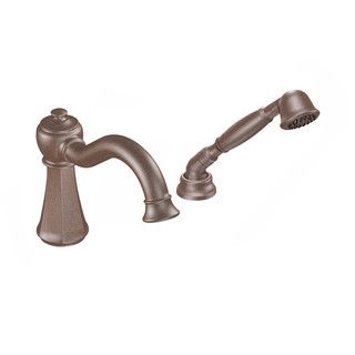 Moen Oil Rubbed Bronze High Arc Roman Tub Faucet With Hand Shower Iodigital(tm) Technology