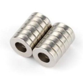 MyMagnetMan Brand Rare Earth D12.7 x 6.1 x 3.17 mm Rare Earth Ring Magnets, 6 Count  Other Products  