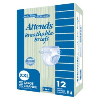 Attends Breathable Briefs   XX Large (Case of 48)