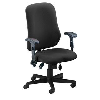 Mayline Comfort Series Grey Contoured Support Chair