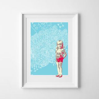 personalised portrait from your childhood by the little picture garden