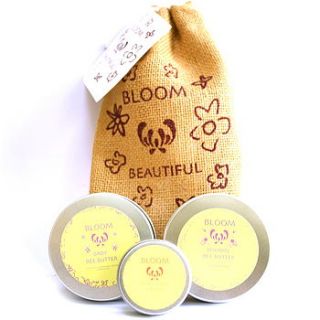 mummy and baby skin care gift set by bloom beautiful