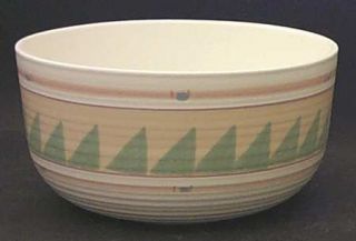 Treasure Craft Taos 9 Mixing Bowl, Fine China Dinnerware   Blue/Green & Purple