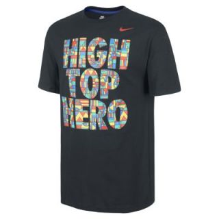 Nike High Top Hero Mens T Shirt   Black