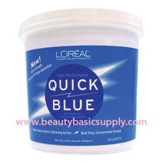 L'Oreal Quick Blue Powder Bleach 1 Lb  Chemical Hair Dyes  Beauty