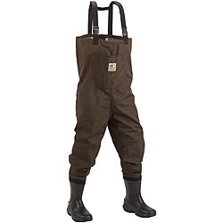 Hodgman Redstone Brown Cleated Polyester/tricot mesh Chest Wader