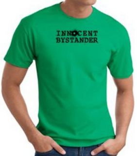INNOCENT BYSTANDER BLACK Funny Adult Tee T shirt   Kelly Green Clothing