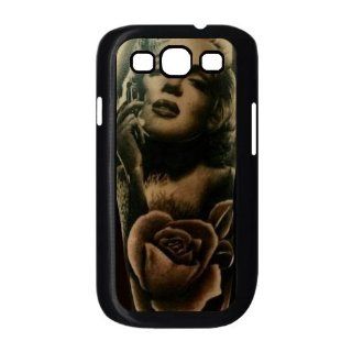 Marilyn Monroe Tattoo Image Samsung Galaxy S3 Case for Samsung Galaxy S3 I9300 Cell Phones & Accessories