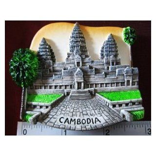 Cambodia Angkor Wat Temple Asian Magnets Souvenirs Thailand Vintage HandMade Design Toys & Games