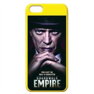 Customized iPhone 5C waterproof Hard Plastic Yellow Cover Boardwalk Empire TV Series Photos 04 Cell Phones & Accessories