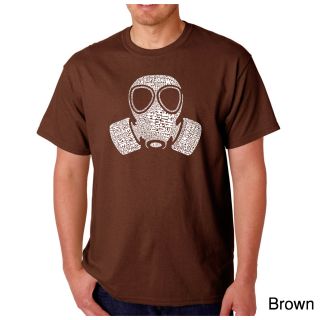 Los Angeles Pop Art Mens Gas Mask Fart T shirt