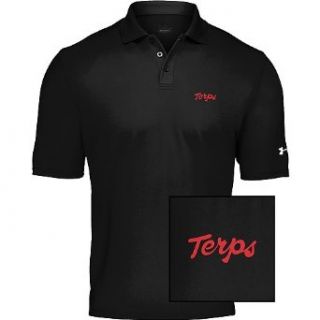 Under Armour Maryland Terrapins Performance Team Polo  Polo Shirts  Sports & Outdoors