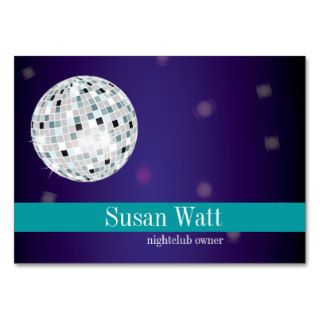 Nightclub Disco Ball Business Card 2