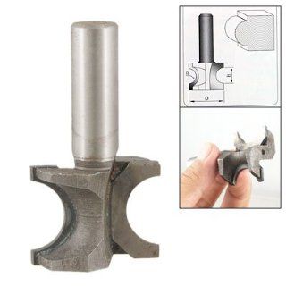Woodwork Cutting Double Flute 1/2" x 3/4" Half Round Router Bit   Edge Treatment And Grooving Router Bits  