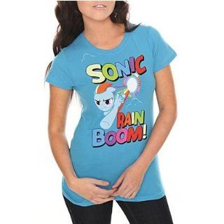 My Little Pony Sonic Rainbow Junior's Tee XL Movie And Tv Fan T Shirts Clothing