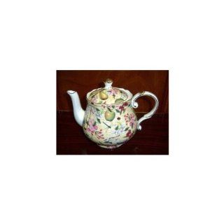 Garden Fruit Peppertree Tabletops Fine Porcelain Tea/coffee Pot    7" Kitchen & Dining