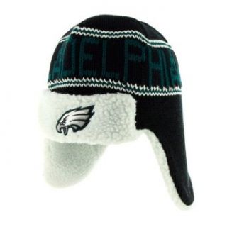 NFL Philadelphia Eagles Men's Yeti Knit Cap, One Size, Black  Sports Fan Beanies  Clothing
