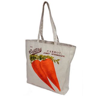 carrot shopping bag by dotty designs