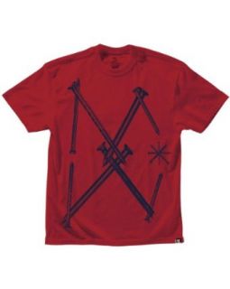 DC SHOES Men's Nails Skateboard Shirt Red Large at  Mens Clothing store Fashion T Shirts