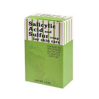 Salicylic Acid and Sulfur Soap 3.0 OZ  Shaver Accessories  Beauty