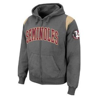 FSU Florida State Seminoles Men's Vintage Sweatshirt Hoodie  Sports Fan Outerwear Jackets  Sports & Outdoors