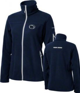 Columbia Penn State Nittany Lions Give and Go Full Zip Women's Fleece Jacket   Collegiate Navy L Clothing