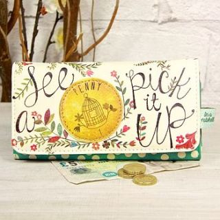 'see a penny' wallet by lisa angel homeware and gifts