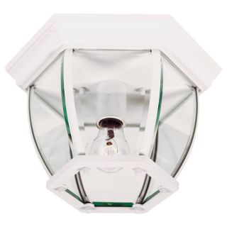 Mingus White 1 Light Flush Mount