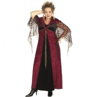 Vampira De Morte Costume   Plus Size   Dress Size 16 20 Adult Sized Costumes Clothing
