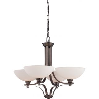 Nuvo Bentley 4 light Hazel Bronze Chandelier