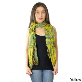 La77 Village inspired Womens Animal And Floral print Scarf
