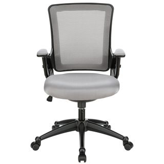 Black/ Grey Padded Seat Office Chair