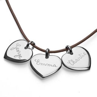 children's personalised charm necklace by merci maman