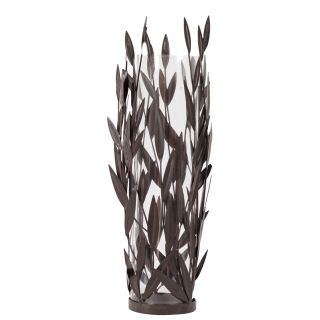 Large Metal Bamboo Candle Holder