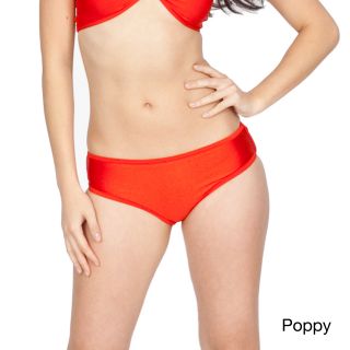American Apparel American Apparel Womens Nylon Tricot Swim Bikini Bottom Red Size S (4  6)