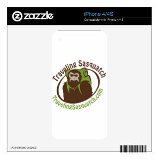 Take home a Traveling Sasquatch iPhone 4S Decals