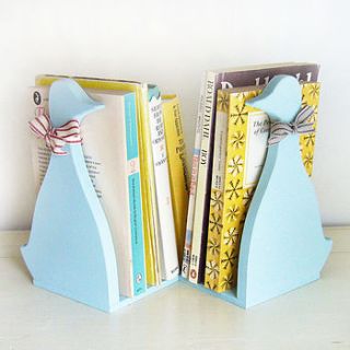 pair of puddle duck bookends by charlotte macey