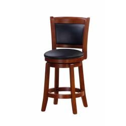 Chandler Oak Finish 24 inch Swivel Counter Stool