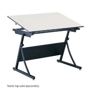 Safco 3957   PlanMaster Drafting Table Base, 42 1/8w x 29 1/2d x 27 3/4h, Black SAF3957