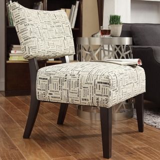 Inspire Q Draper Geographic Accent Chair