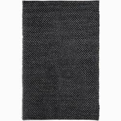 Handwoven Gray Mandara New Zealand Wool Rug (5 X 76)