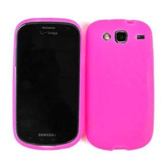 ACCESSORY SOFT RUBBER SILICONE SKIN GEL JELLY CASE FOR SAMSUNG SCH I425 MAGENTA Cell Phones & Accessories